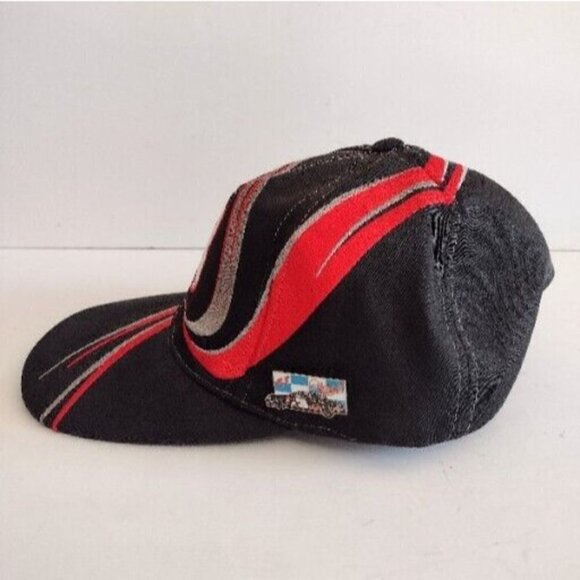Vtg Dale Earnhardt #3 The Intimidator Nascar Chase Authentic Snapback Hat W/ Pin - Picture 2 of 8